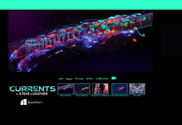 Website snapshot — Currents collection